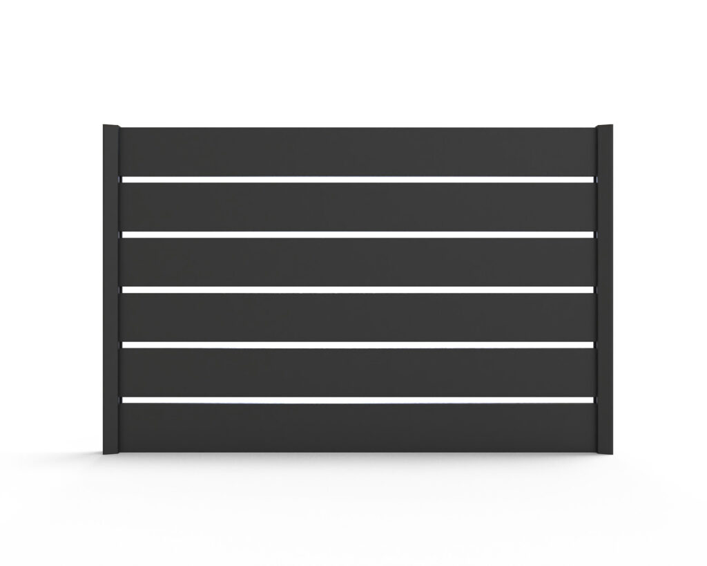 Aluminijumski panel Lux Line 150 sa širokim horizontalnim letvicama 150 mm — Savalux